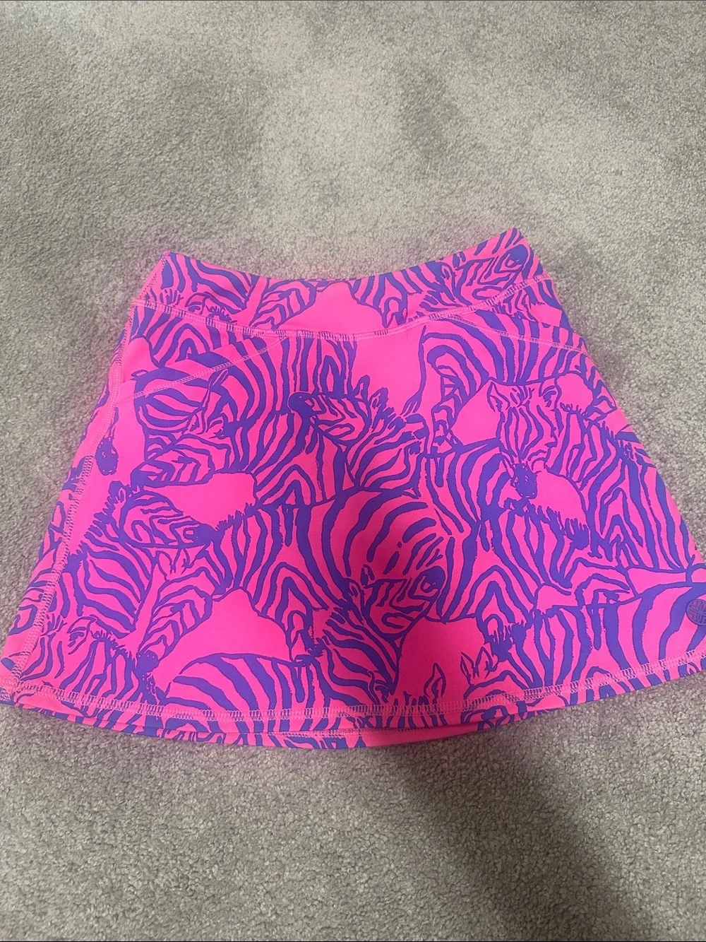 Lilly Pulitzer Pink Zebra-Print skort